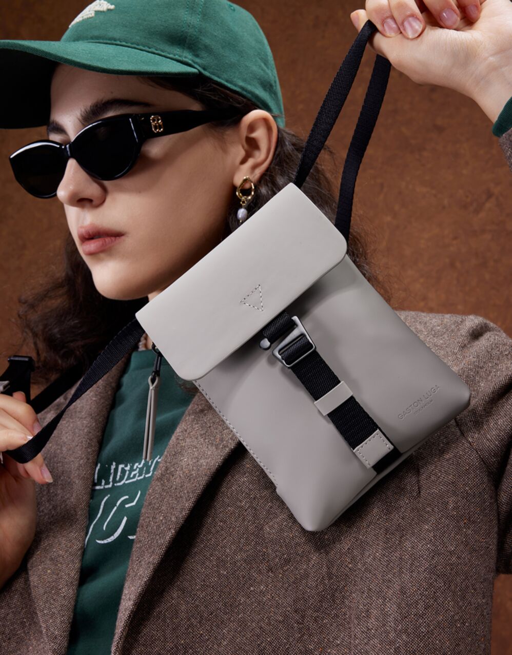 Bandolera Spläsh Mini Crossbody BagTaupe